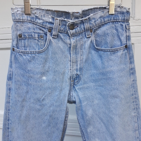 VINTAGE Levis Jeans Red Tag Cotton Frayed Edges - Picture 8 of 16